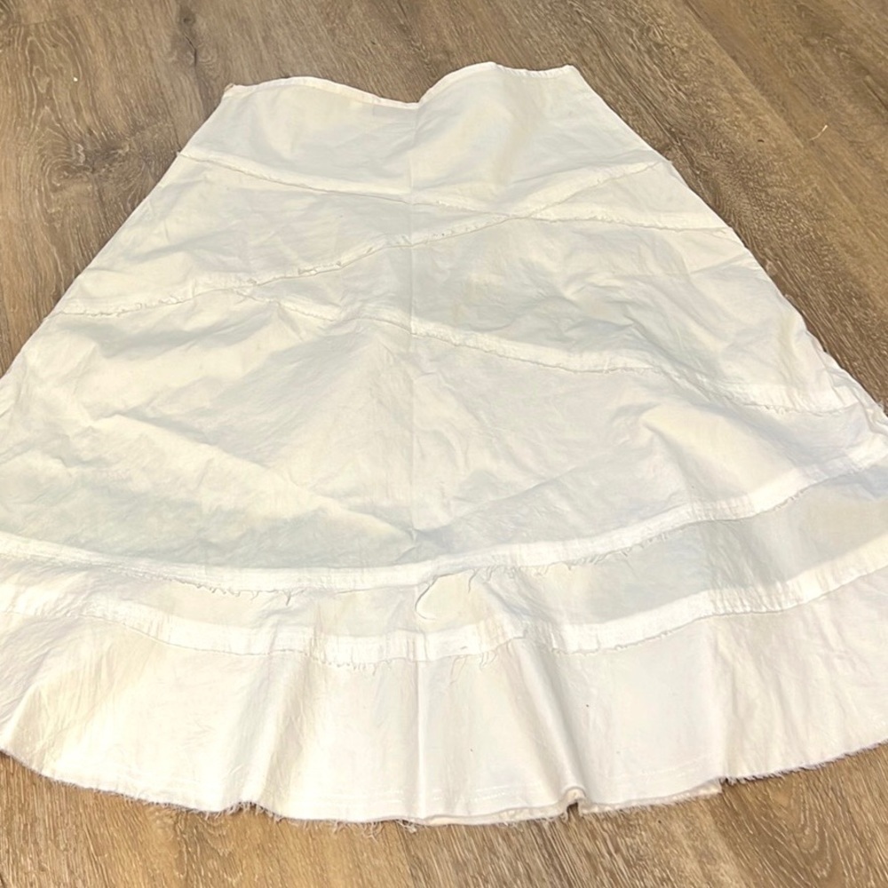 VTG Frivolous,M, Hand-Crafted, A-Line Percale-Feel Delicately Embroidered,EUC - Picture 6 of 10